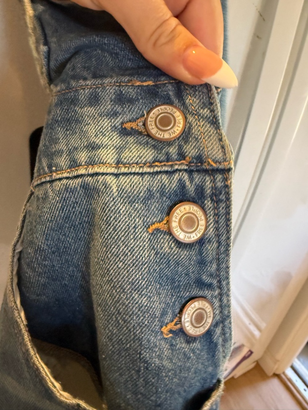 Free people denim jean overalls - Picture 11 of 11